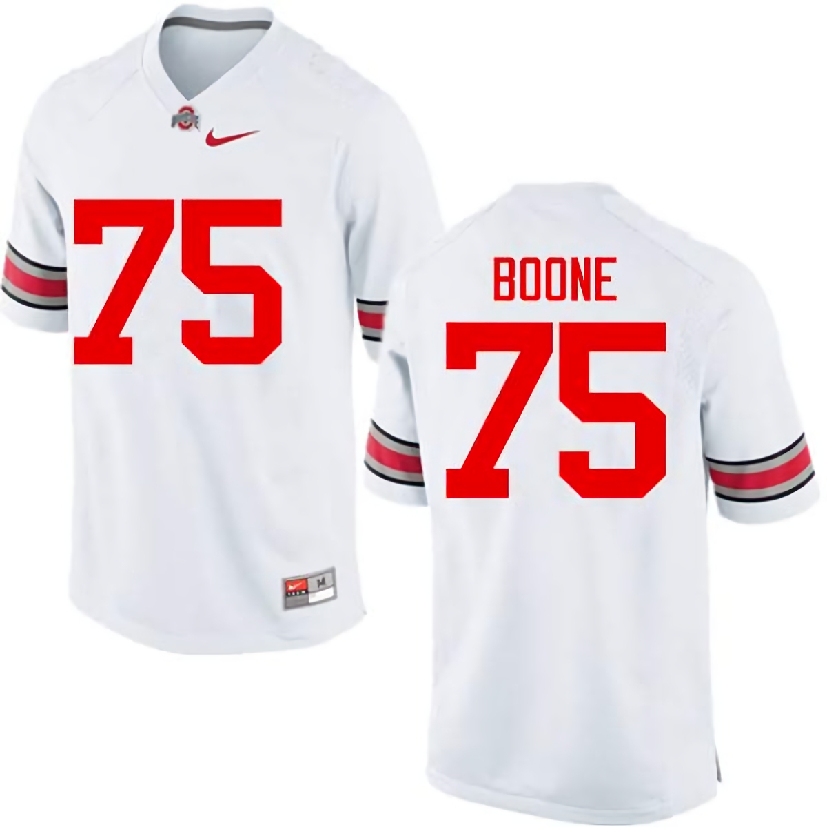 Alex Boone Ohio State Buckeyes Men's NCAA #75 Nike White College Stitched Football Jersey QDZ2556KG